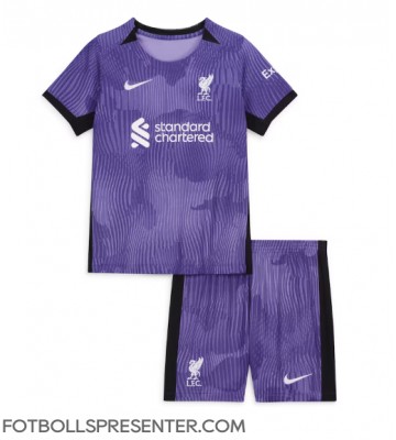 Liverpool Tredje tröja Barn 2023-24 Kortärmad (+ korta byxor)
